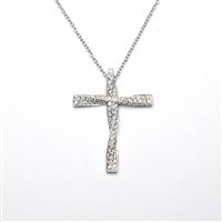 Necklace Damiani Woman in White Gold Diamante 0.78 Ct 20013124 - 20013124